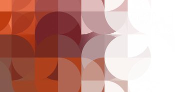 Dairesel şekillerin katmanları renkli ve canlı bir tasarım yaratıyor. Dairelerin sayısal çizimi. Gelecekçi tasarım şablonu.