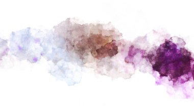 Suluboya arka planda lekeler ve lekelerle boyanmış. Fırça darbesi ile boyanmış. 2d Görüntü.