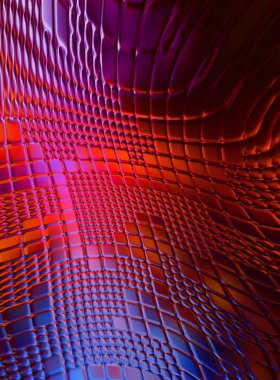 Soyut arkaplan. Renkli dalgalı tasarım duvar kağıdı. yaratıcı grafik 2D çizim. Dinamik şekilli modaya uygun sıvı örtüsü.