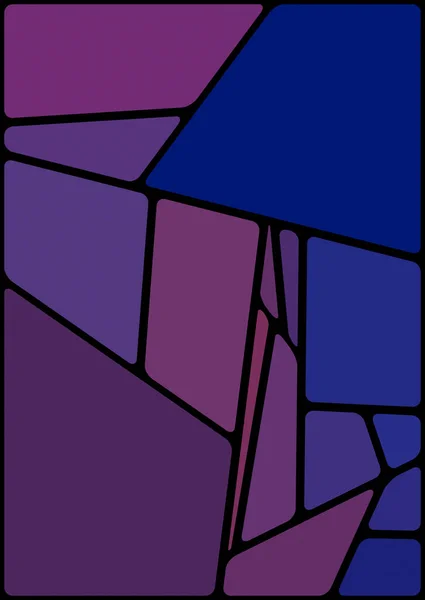 Barevná Ilustrace Černým Prostorem Abstraktní Geometrický Obrazec Mozaikové Pozadí Geometrické — Stock fotografie