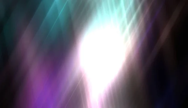 カラフルな光のフレアを光る 活気に満ちたエネルギーの背景 エーテルの輝きを持つ光の光線 美しい壁紙 — ストック写真