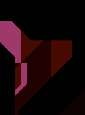 Renkli ve canlı geometrik şekiller katmanları var. Bir teknoloji planının dijital illüstrasyonu. Gelecekçi tasarım şablonu.