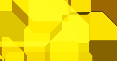 Renkli ve canlı geometrik şekiller katmanları var. Bir teknoloji planının dijital illüstrasyonu. Gelecekçi tasarım şablonu.