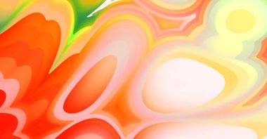 Sıvı renkli gradyanı olan soyut bir arkaplan. Modern kentsel grafiğin 2D çizimi. Graffiti tasarımı duvar kağıdına ilham verdi.