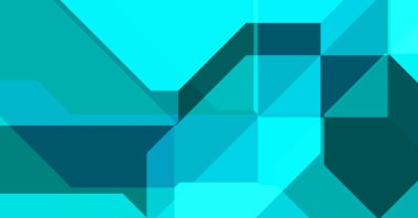 Renkli ve canlı geometrik şekiller katmanları var. Bir teknoloji planının dijital illüstrasyonu. Gelecekçi tasarım şablonu.