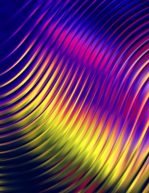 Soyut arkaplan. Renkli dalgalı tasarım duvar kâğıdı. Grafik illüstrasyon.