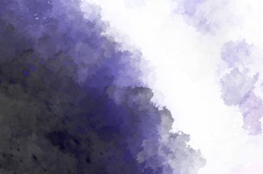 Suluboya arka planda lekeler ve lekelerle boyanmış. Fırça darbesi ile boyanmış. 2d Görüntü.