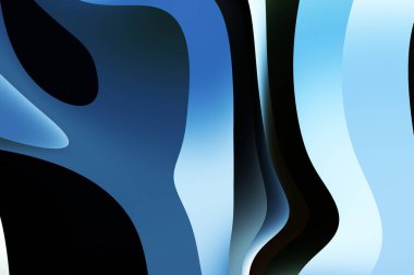 sıvı soyut arkaplan ve renkli gradyan. Modern hareketin 2d illüstrasyonu.