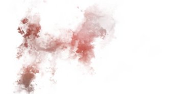 Beyaz arkaplanda soyut renkli suluboya. Dijital resim.