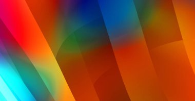 Renkli gradyan ile soyut arkaplan. Çizgili çizgili canlı duvar kâğıdı. Modern hareketin akışkan 2d çizimi.
