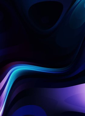 sıvı soyut arkaplan ve renkli gradyan. Modern hareketin 2d illüstrasyonu.