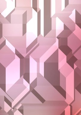 Çokgen arka plan. Geometrik tasarımlı renkli duvar kağıtları. Dijital 3d illüstrasyon.