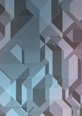 Çokgen arka plan. Geometrik tasarımlı renkli duvar kağıtları. Dijital 3d illüstrasyon.