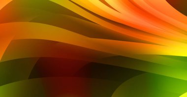 Renkli gradyan ile soyut arkaplan. Çizgili çizgili canlı duvar kâğıdı. Modern hareketin akışkan 2d çizimi.