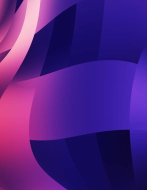 sıvı soyut arkaplan ve renkli gradyan. Modern hareketin 2d illüstrasyonu.