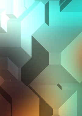 Çokgen arka plan. Geometrik tasarımlı renkli duvar kağıtları. Dijital 3d illüstrasyon.