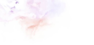 Beyaz arkaplanda soyut renkli suluboya. Dijital resim.