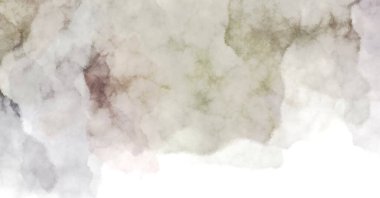 Suluboya arka planda lekeler ve lekelerle boyanmış. Fırça darbesi ile boyanmış. 2d Görüntü.