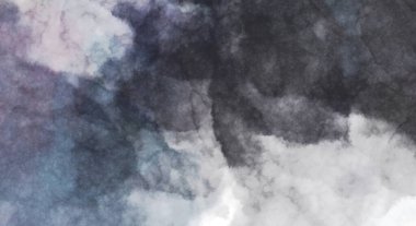 Suluboya arka planda lekeler ve lekelerle boyanmış. Fırça darbesi ile boyanmış. 2d Görüntü.