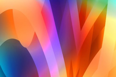 Renkli gradyan ile soyut arkaplan. Çizgili çizgili canlı duvar kâğıdı. Modern hareketin akışkan 2d çizimi.