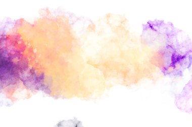 Suluboya arka planda lekeler ve lekelerle boyanmış. Fırça darbesi ile boyanmış. 2d Görüntü.