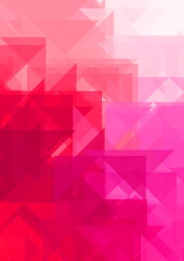 Üçgen arka planda üst üste dizayn ediliyor. Soyut geometrik duvar kağıdı. Geometrik renkli üçgen şekiller.