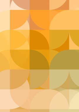 Dairesel şekillerin katmanları renkli ve canlı bir tasarım yaratıyor. Dairelerin sayısal çizimi. Gelecekçi tasarım şablonu.