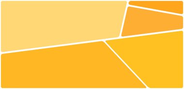 Beyaz boşluğu olan renkli bir çizim. Soyut geometrik desen. Mozaik arka plan. Geometrik çok renkli şekiller.