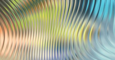 Soyut arkaplan. Renkli dalgalı tasarım duvar kâğıdı. Grafik illüstrasyon.