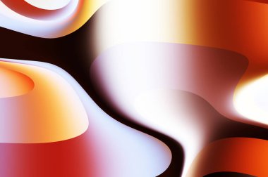 sıvı soyut arkaplan ve renkli gradyan. Modern hareketin 2d illüstrasyonu.