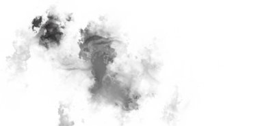 Beyaz arkaplanda soyut renkli suluboya. Dijital resim.