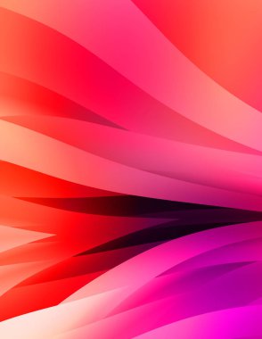 Renkli gradyan ile soyut arkaplan. Çizgili çizgili canlı duvar kâğıdı. Modern hareketin akışkan 2d çizimi.