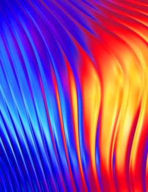 Soyut arkaplan. Renkli dalgalı tasarım duvar kâğıdı. Grafik illüstrasyon.