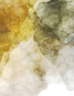 Suluboya arka planda lekeler ve lekelerle boyanmış. Fırça darbesi ile boyanmış. 2d Görüntü.