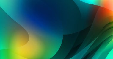 Renkli gradyan ile soyut arkaplan. Çizgili çizgili canlı duvar kâğıdı. Modern hareketin akışkan 2d çizimi.