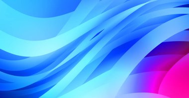 Renkli gradyan ile soyut arkaplan. Çizgili çizgili canlı duvar kâğıdı. Modern hareketin akışkan 2d çizimi.