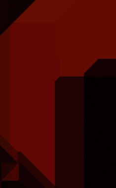 Renkli ve canlı geometrik şekiller katmanları var. Bir teknoloji planının dijital illüstrasyonu. Gelecekçi tasarım şablonu.