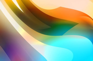 Renkli gradyan ile soyut arkaplan. Çizgili çizgili canlı duvar kâğıdı. Modern hareketin akışkan 2d çizimi.