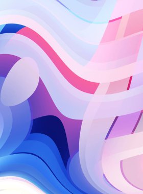 sıvı soyut arkaplan ve renkli gradyan. Modern hareketin 2d illüstrasyonu.