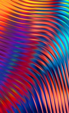 Soyut arkaplan. Renkli dalgalı tasarım duvar kâğıdı. Grafik illüstrasyon.