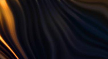 Kavisli çizgileri olan soyut bir arkaplan. Soyut ve gradyan renkte renkli çizimler. Çizgili desenli canlı dalga deseni.