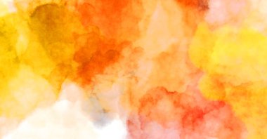 Suluboya arka planda lekeler ve lekelerle boyanmış. Fırça darbesi ile boyanmış. 2d Görüntü.