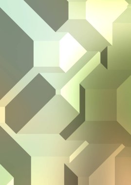 Çokgen arka plan. Geometrik tasarımlı renkli duvar kağıtları. Dijital 3d illüstrasyon.