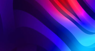 Renkli gradyan ile soyut arkaplan. Çizgili çizgili canlı duvar kâğıdı. Modern hareketin akışkan 2d çizimi.