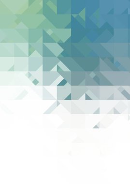 Beyaz arkaplanda kesişen şekiller dizaynı. Soyut minimalist duvar kağıdı. Renkli geometrik şablon.