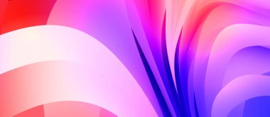 Renkli gradyan ile soyut arkaplan. Çizgili çizgili canlı duvar kâğıdı. Modern hareketin akışkan 2d çizimi.