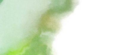 Beyaz arkaplanda soyut renkli suluboya. Dijital resim.