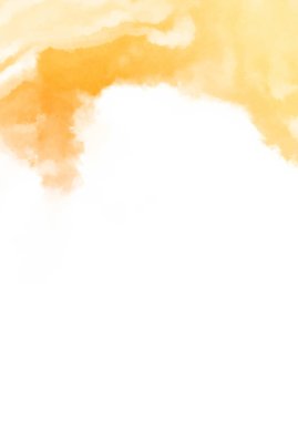 Beyaz arkaplanda soyut renkli suluboya. Dijital resim.