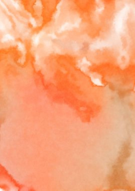 Beyaz arkaplanda soyut renkli suluboya. Dijital resim.