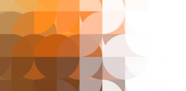 Dairesel şekillerin katmanları renkli ve canlı bir tasarım yaratıyor. Dairelerin sayısal çizimi. Gelecekçi tasarım şablonu.